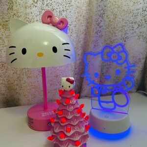 Hello Kitty Light-Up Decor Set | Lamp, LED Light & Tree